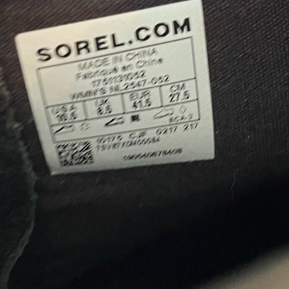 SOREL | Gray Danica Zip Waterproof Leather Heeled Ankle Boot Booties - Picture 8 of 10